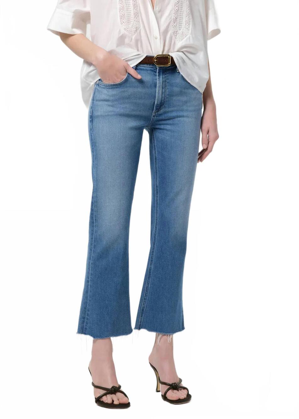 NEW CITIZENS OF HUMANITY goldie kick flare jean in calla